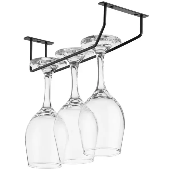 Glazenophangrek | Draad | Zwart | 1 Rij | Plafondmodel | 255x105x70(h)mm
