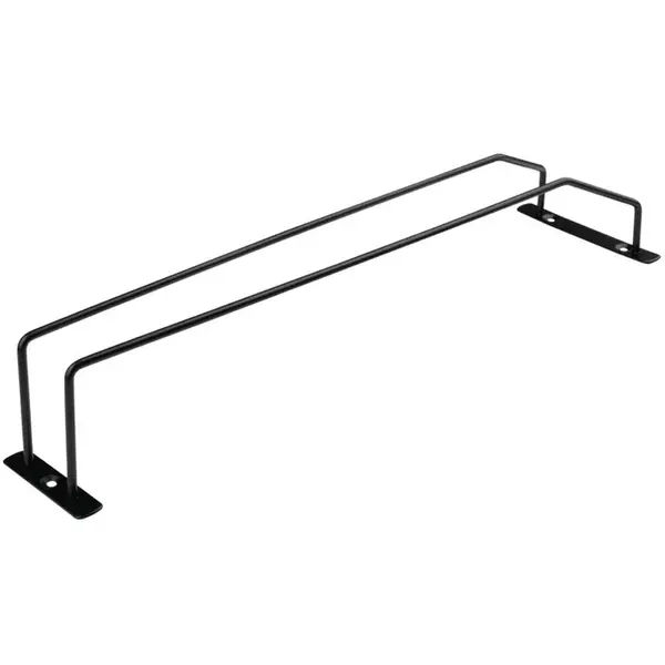 Glazenophangrek | Draad | Zwart | 1 Rij | Plafondmodel | 406x105x70(h)mm