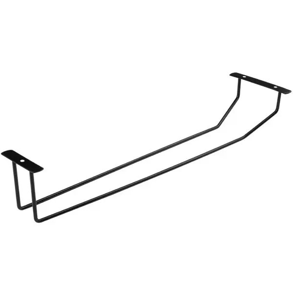 Glazenophangrek | Draad | Zwart | 1 Rij | Plafondmodel | 406x105x70(h)mm
