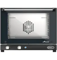 UNOX Heteluchtoven | LineMicro | 4 Niveaus (460x330) | Elektrisch | 80°C/260°C | 3kW (230V) | 600x587x472(h)mm