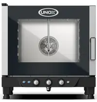 UNOX Heteluchtoven | ChefLux Manual | 5 Niveaus (1/1 GN) | Elektrisch | 80°C/260°C | 7.1kW (400V) | Bevochtiging (Handmatig) | 750x773x772(h)mm