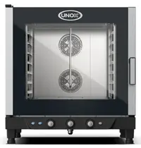 UNOX Heteluchtoven | ChefLux Manual | 7 Niveaus (1/1 GN) | Elektrisch | 80°C/260°C | 10.5kW (400V) | Bevochtiging (Handmatig) | 860x882x932(h)mm
