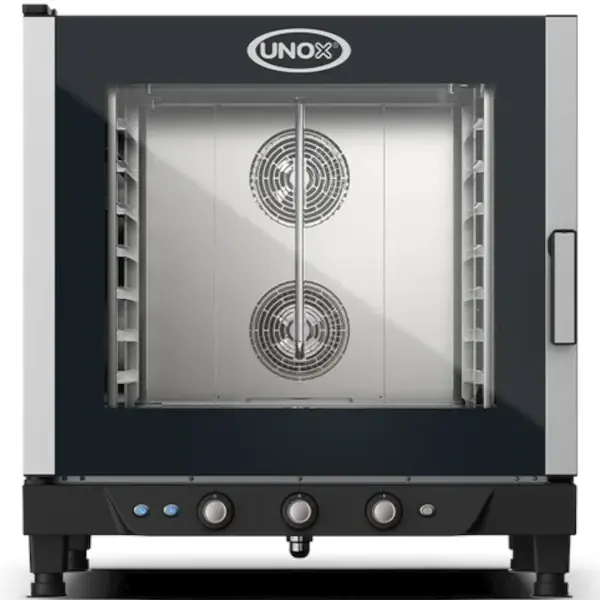 Heteluchtoven | ChefLux Manual | 7 Niveaus (1/1 GN) | Elektrisch | 80°C/260°C | 10.5kW (400V) | Bevochtiging (Handmatig) | 860x882x932(h)mm