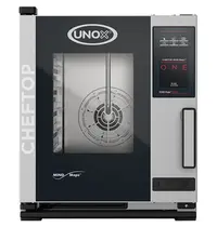 UNOX ChefTop (GN2/3)x05 MindOne |  3.0kW/h | met automatisch reinigingssysteem | 720x535x649(h)mm