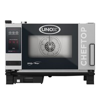 UNOX ChefTop (GN1/1)x03 MindOne | 5,2kW/h | Met automatische reinigingssysteem | 780x750x540(h)mm