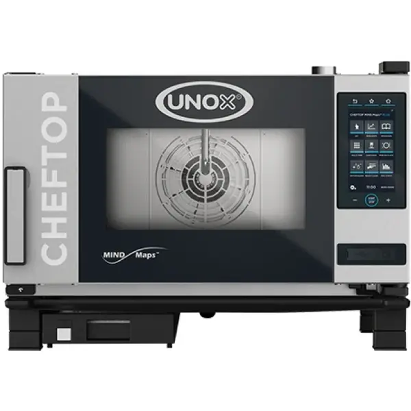 ChefTop (GN1/1)x03 MindPlus | 5,0kW/h | met hete luchtcirculatie en automatisch reinigingssysteem | 783x750x538(h)mm