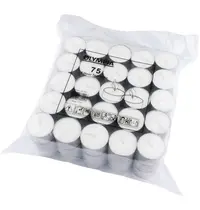 Olympia Theelichten | Was | Wit | 8 Branduren | 75 Stuks | 220x340(h)mm