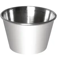 Olympia Sauspotjes | RVS | 11.5cl | 12 Stuks | Ø80x72(h)mm