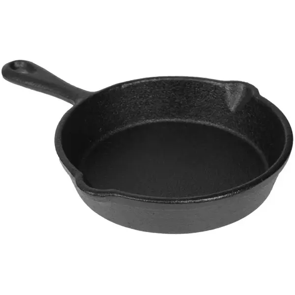 Serveerpannetje | Gietijzer (Antiaanbaklaag) | 0.15L | Div. Warmtebronnen | Ø115x26(h)mm