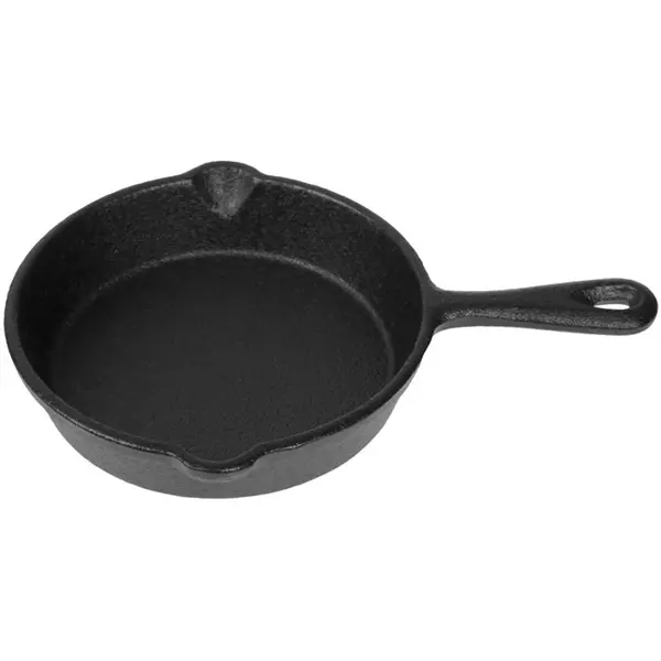 Serveerpannetje | Gietijzer (Antiaanbaklaag) | 0.15L | Div. Warmtebronnen | Ø115x26(h)mm