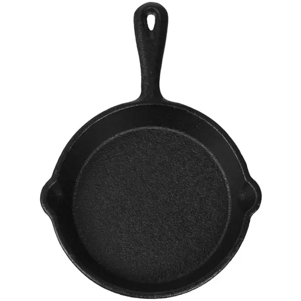 Serveerpannetje | Gietijzer (Antiaanbaklaag) | 0.15L | Div. Warmtebronnen | Ø115x26(h)mm