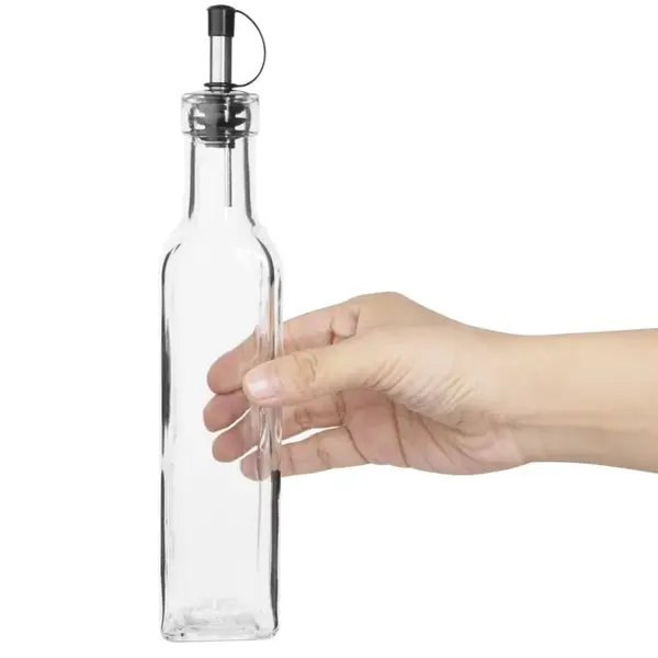 Olie-/Azijnflessen | Glas | 0.25L | 6 Stuks | 50x50x260(h)mm