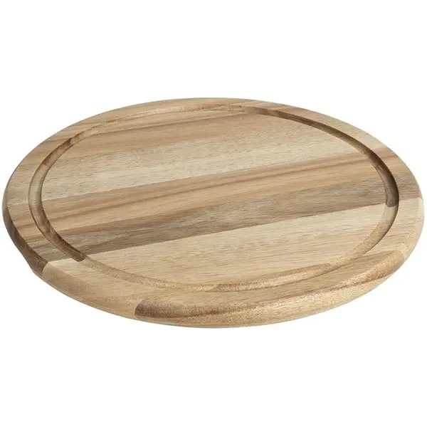 Serveerplateau | Hout | Per Stuk | Ø330x20(h)mm