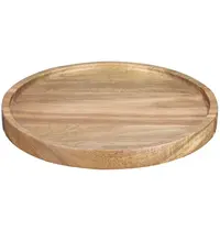 Olympia Serveerplank | Acaciahout | Per Stuk | Ø200x20(h)mm