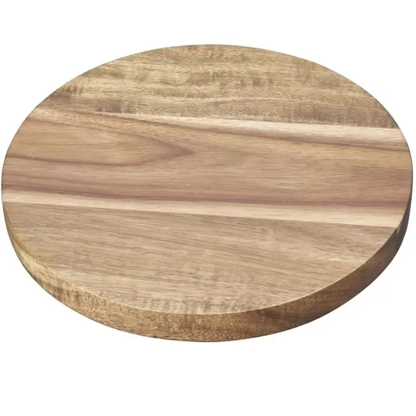 Serveerplank | Acaciahout | Per Stuk | Ø200x20(h)mm