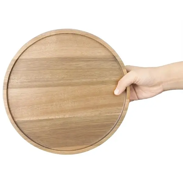 Serveerplank | Acaciahout | Per Stuk | Ø250x20(h)mm