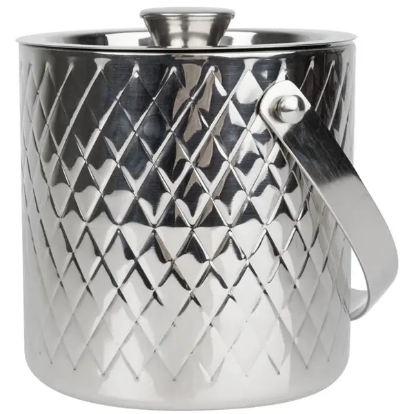IJsblokjesemmer | GEO | 2L | RVS | Dubbelwandig | Incl. Deksel | 150x170x165(h)mm