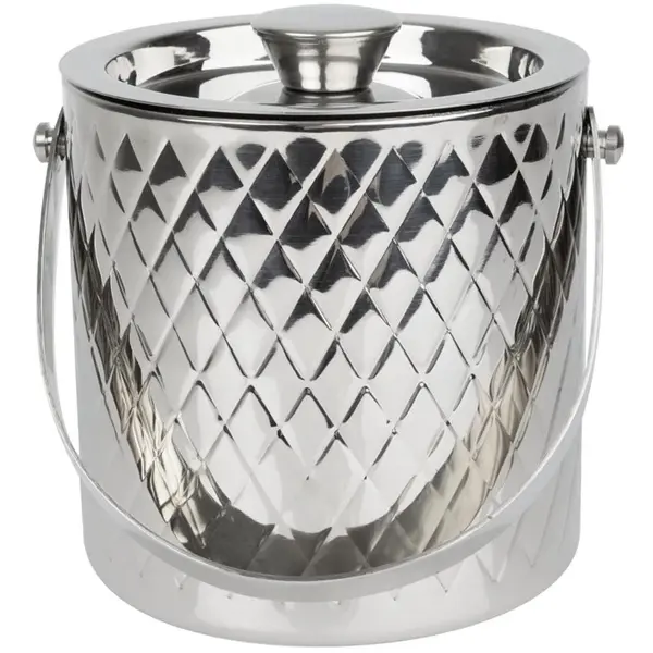 IJsblokjesemmer | GEO | 2L | RVS | Dubbelwandig | Incl. Deksel | 150x170x165(h)mm