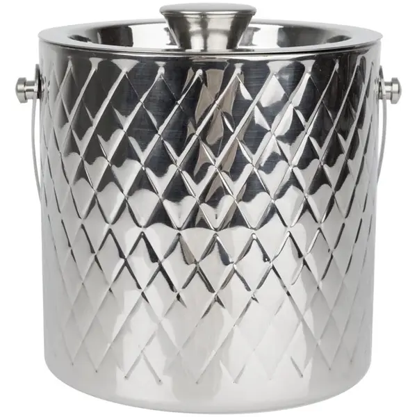 IJsblokjesemmer | GEO | 2L | RVS | Dubbelwandig | Incl. Deksel | 150x170x165(h)mm