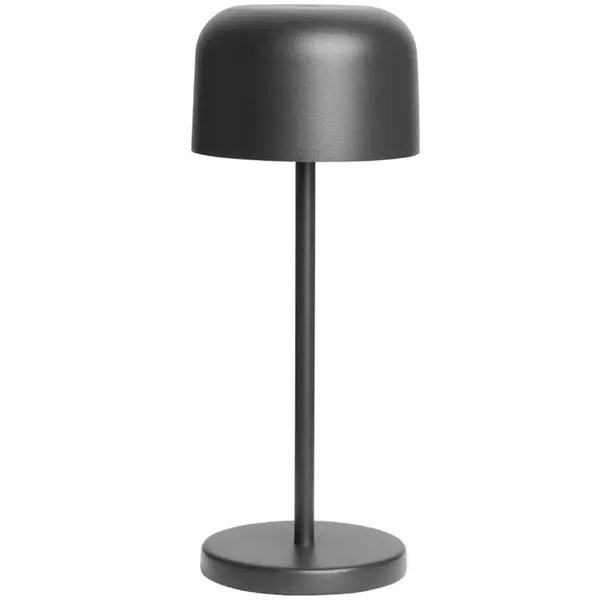 Tafellamp | SIENA | Zwart | Incl. Lichtbron (Dimbaar) | Draadloos | Ø80x200(h)mm