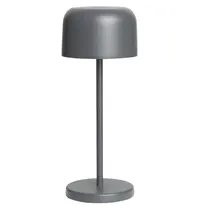 Olympia Tafellamp | SIENA | Grijs | Incl. Lichtbron (Dimbaar) | Draadloos | Ø80x200(h)mm
