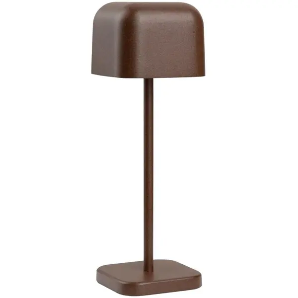 Tafellamp | LUCCA | Bruin | Incl. Lichtbron (Dimbaar) | Draadloos | 70x70x200(h)mm