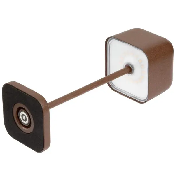 Tafellamp | LUCCA | Bruin | Incl. Lichtbron (Dimbaar) | Draadloos | 70x70x200(h)mm