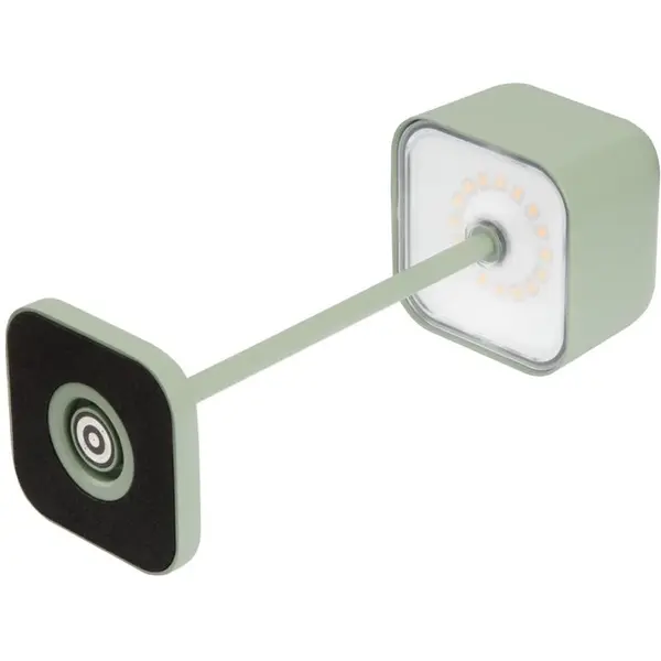 Tafellamp | LUCCA | Saliegroen | Incl. Lichtbron (Dimbaar) | Draadloos | 70x70x200(h)mm