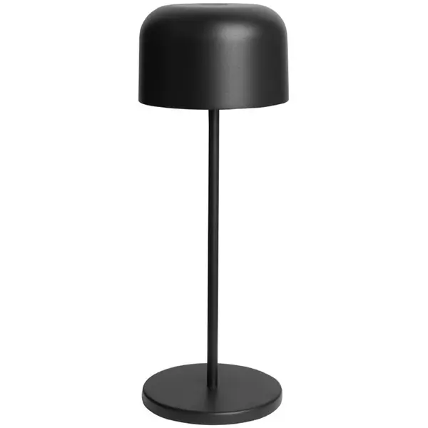 Tafellamp | SIENA | Zwart | Incl. Lichtbron (Dimbaar) | Draadloos | Ø112x300(h)mm