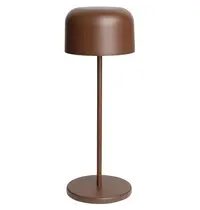 Olympia Tafellamp | SIENA | Bruin | Incl. Lichtbron (Dimbaar) | Draadloos | Ø112x300(h)mm 