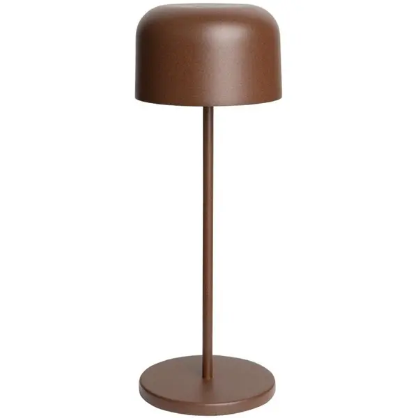 Tafellamp | SIENA | Bruin | Incl. Lichtbron (Dimbaar) | Draadloos | Ø112x300(h)mm