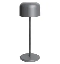 Olympia Tafellamp | SIENA | Grijs | Incl. Lichtbron (Dimbaar) | Draadloos | Ø112x300(h)mm 