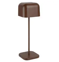 Olympia Tafellamp | LUCCA | Bruin | Incl. Lichtbron (Dimbaar) | Draadloos | 100x100x300(h)mm 