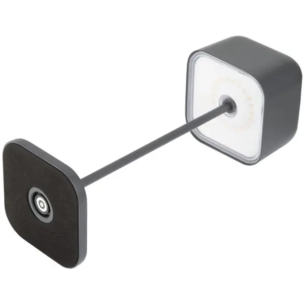 Tafellamp | LUCCA | Grijs | Incl. Lichtbron (Dimbaar) | Draadloos | 100x100x300(h)mm