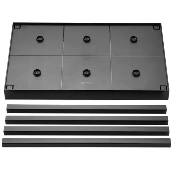 Oplaadstation | Olympia SIENA/LUCCA Tafellampen | Cap. 6 Lampen | Stapelbaar | 470x290mm