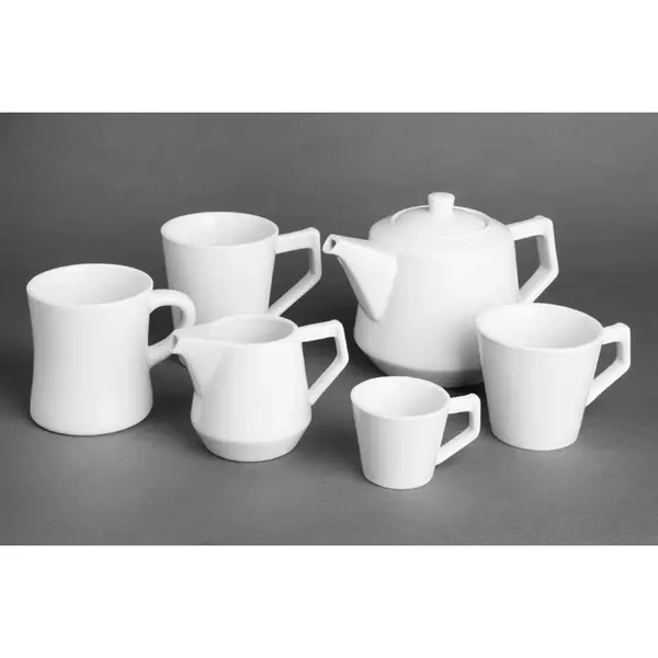 Mokken | WHITEWARE | Porselein | Wit | 30cl | 6 Stuks | Ø82x80(h)mm