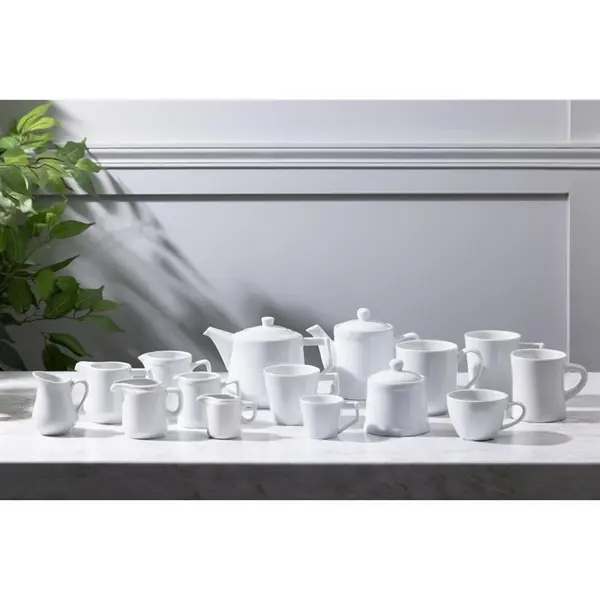 Mokken | WHITEWARE | Porselein | Wit | 30cl | 6 Stuks | Ø82x80(h)mm