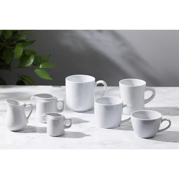 Mokken | WHITEWARE | Porselein | Wit | 30cl | 6 Stuks | Ø82x80(h)mm