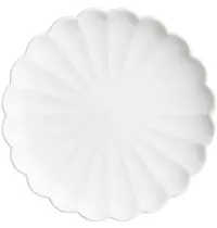Olympia Borden | BLOOM | Porselein | Wit | 6 Stuks | Ø174x20(h)mm 
