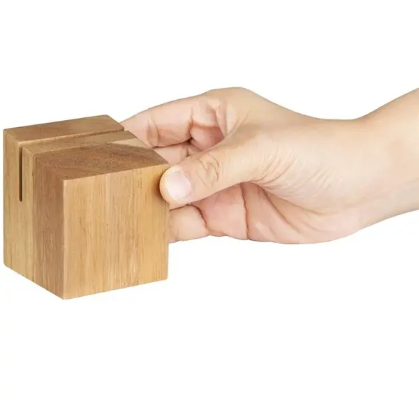 Menuhouder | Hout | 55x55x65(h)mm