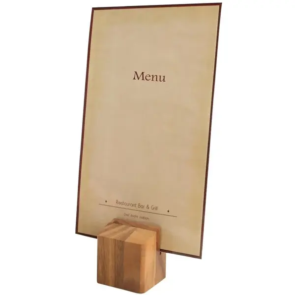 Menuhouder | Hout | 55x55x65(h)mm