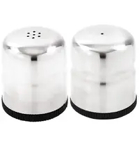 Olympia Peper-/Zoutstrooiers | RVS | 0.05L | 2 Stuks | Ø40x50(h)mm