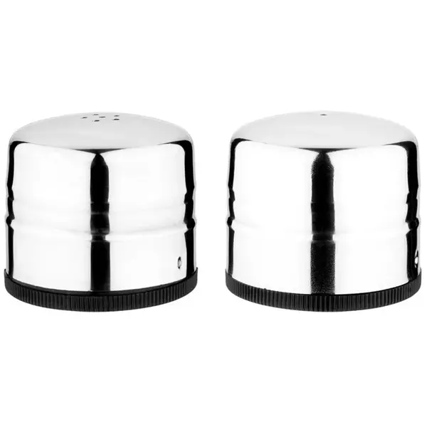 Peper-/Zoutstrooiers | RVS | 0.14L | 2 Stuks | Ø70x60(h)mm