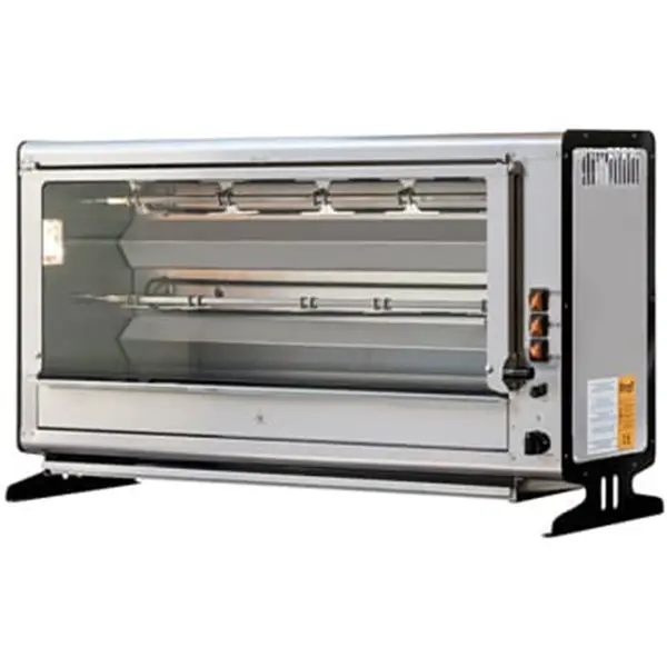 Kippengrill | ELBA | Gas | 3 Spitten | 12 Kippen | 12kW/0.12kW (230V) | Piëzo Ontsteking | 921x391x640(h)mm