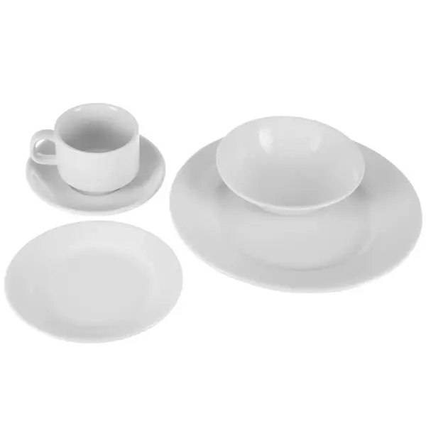Serviesset | ATHENA | Porselein | Wit | 120 Stuks