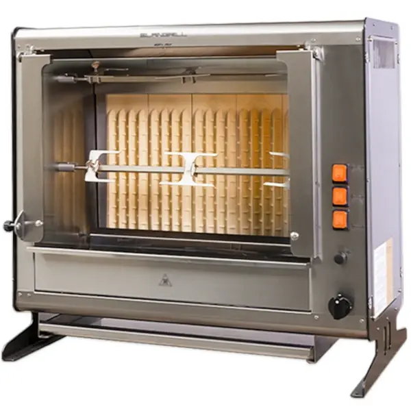 Kippengrill | ELBA | Elektrisch | 3 Spitten | 9 Kippen | 4.2kW (400V) | 700x391x640(h)mm