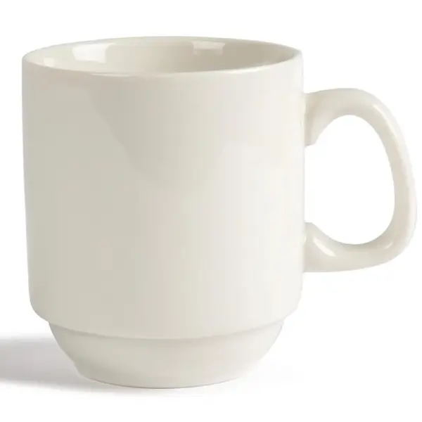 Mokken | Porselein | Ivoor | 28.5cl | 12 Stuks
