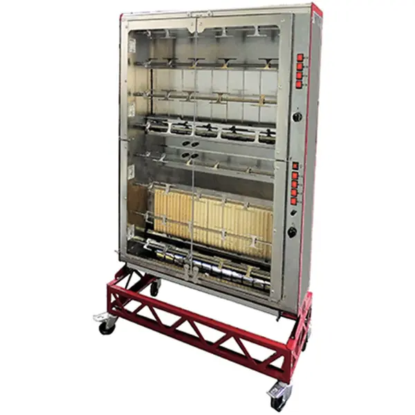 Kippengrill | ELBA | Elektrisch | 8 Spitten | 32 Kippen | 14.5kW (400V) | 921x391x1556(h)mm