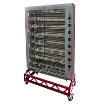 ElanGrill Kippengrill | VERTICALI ELBA | Elektrisch | 8 Spitten | 48 Kippen | 20.5kW (400V) | 1121x391x1556(h)mm 