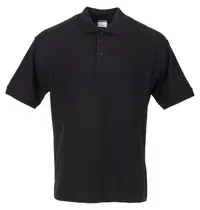 Portwest Poloshirt | Polyester/Katoen | Zwarte | Korte Mouw | Unisex